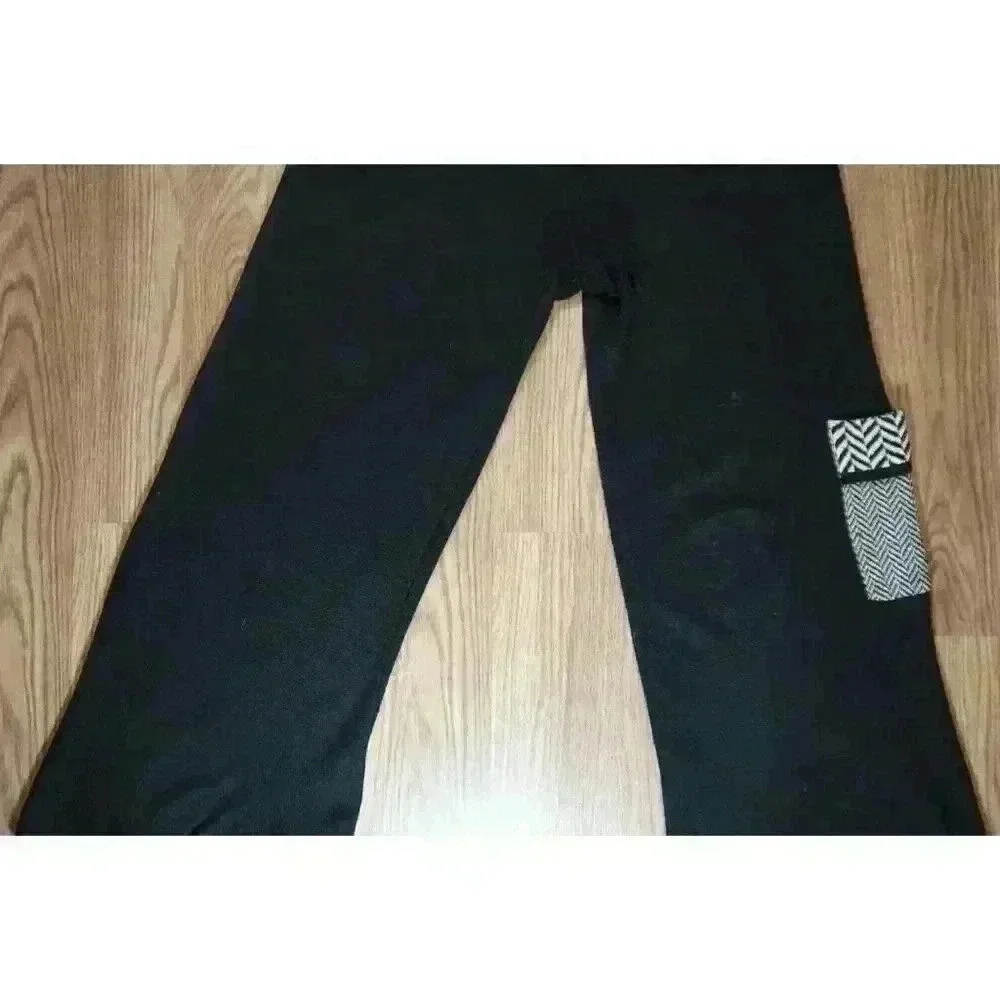 Roni Bis Women's Pull On Sweater Knit Pant with Leg Pocket, Size M - Picture 4 of 13